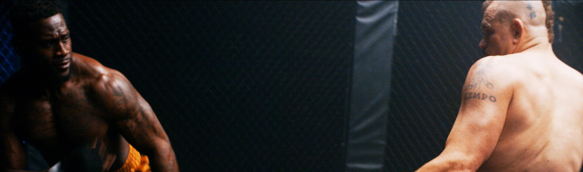 Chuck Liddell and Thomas Q. Jones squaring up. Picture of Chuck Liddell and Thomas Q. Jones squaring up.